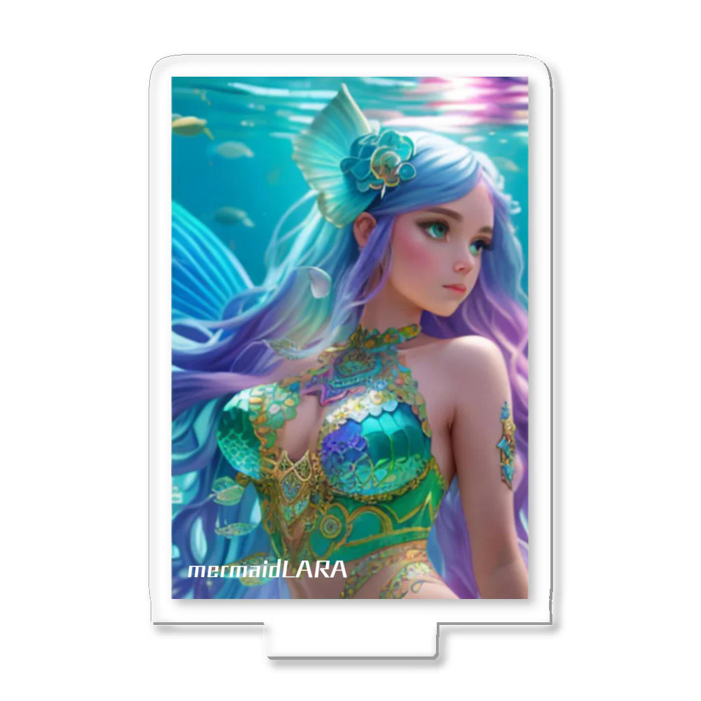 💖宇宙整体♪🌈♪こころからだチャンネル♪💖の mermaid  LARA アクリルスタンド