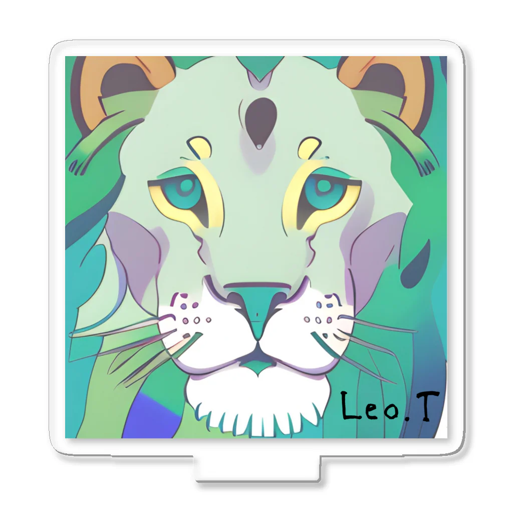 Leo.T Shopのライオンアート　Leo.T アクリルスタンド