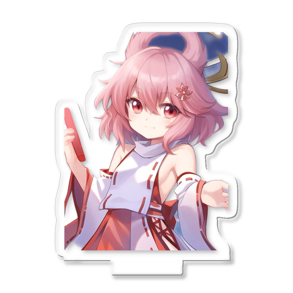 タカネットの巫女の少女 Acrylic Stand