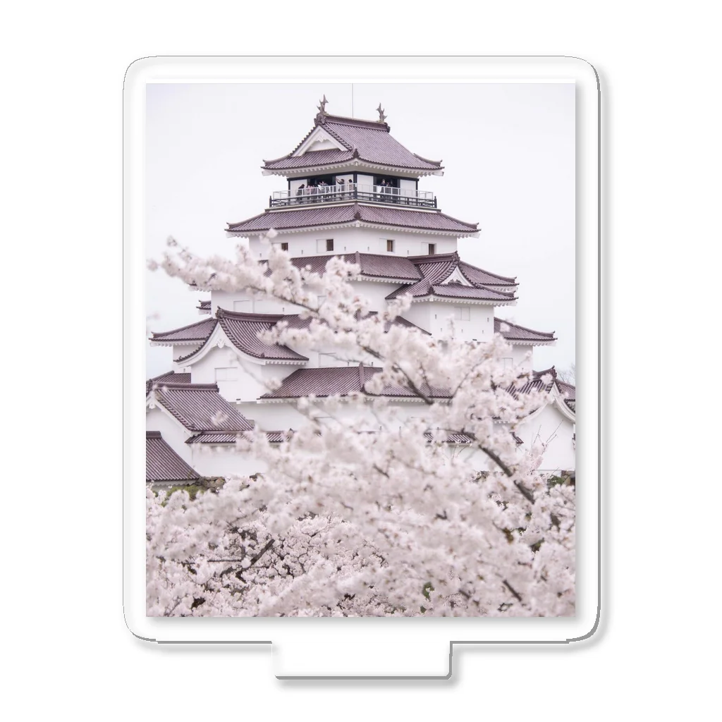 TMK-の城と桜のコラボ Acrylic Stand