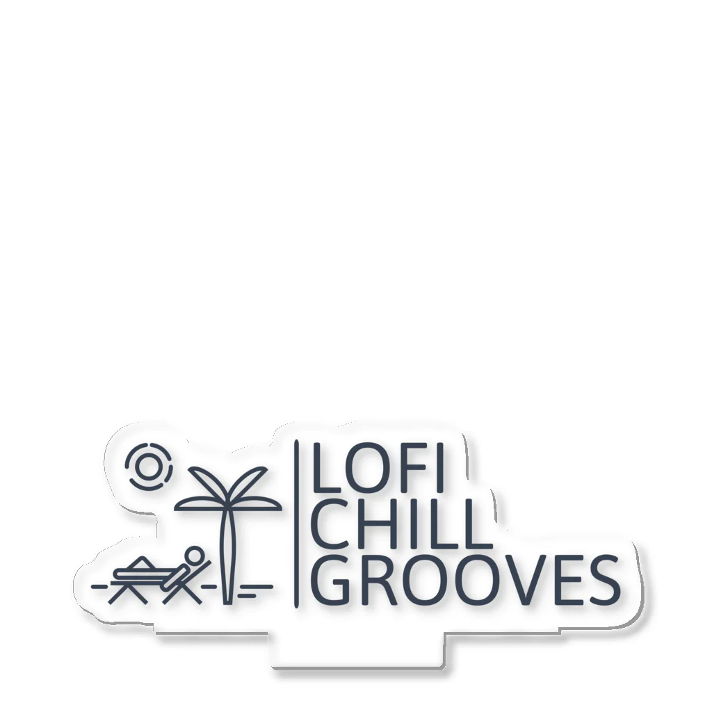 Lofi_Chill_GroovesのLofi Chill Grooves Acrylic Stand