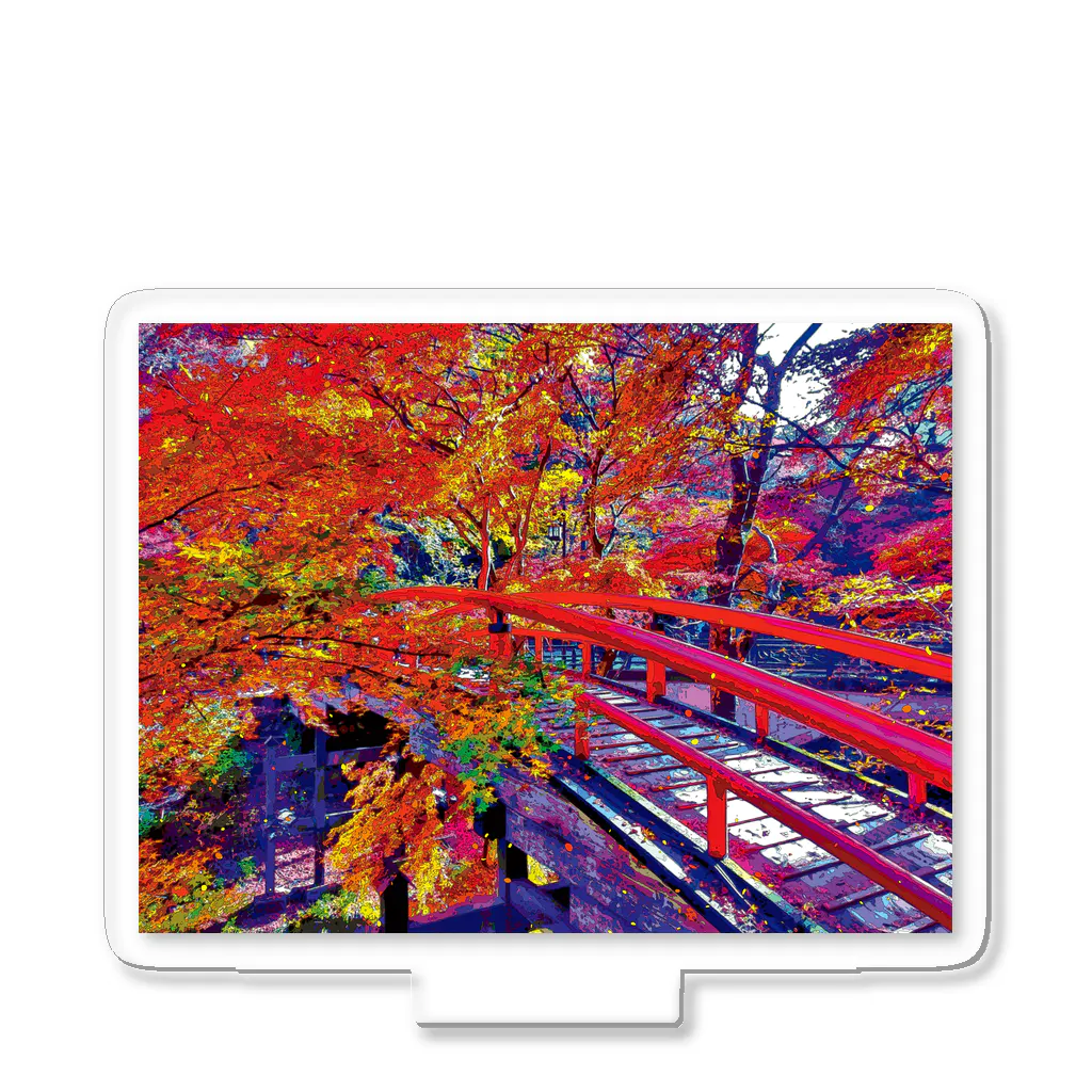 GALLERY misutawoの伊香保 河鹿橋の紅葉 Acrylic Stand