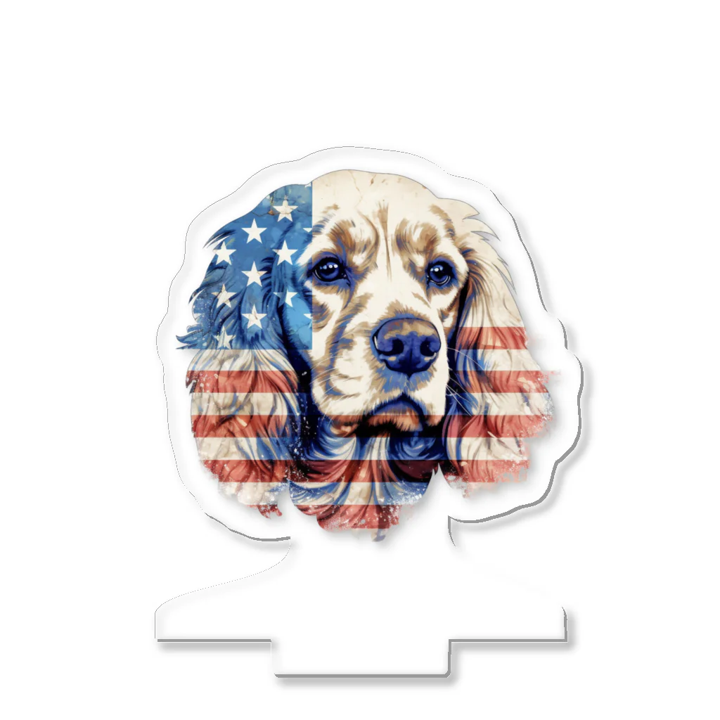 dogsdream8246のアメリカンコッカーアメリカ Acrylic Stand