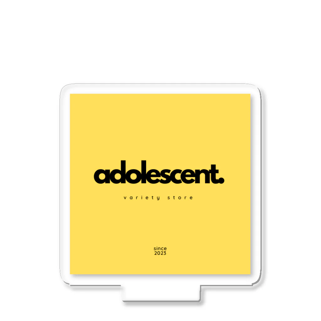 adolescentのadolescentロゴグッズ アクリルスタンド