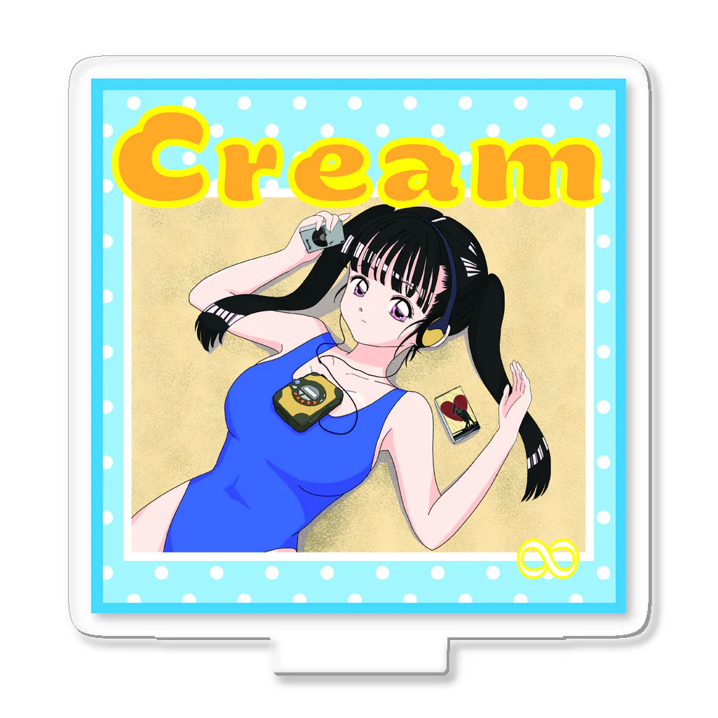 Japanolofi_RecordsのJapanolofi Records 42th Cream Goods アクリルスタンド