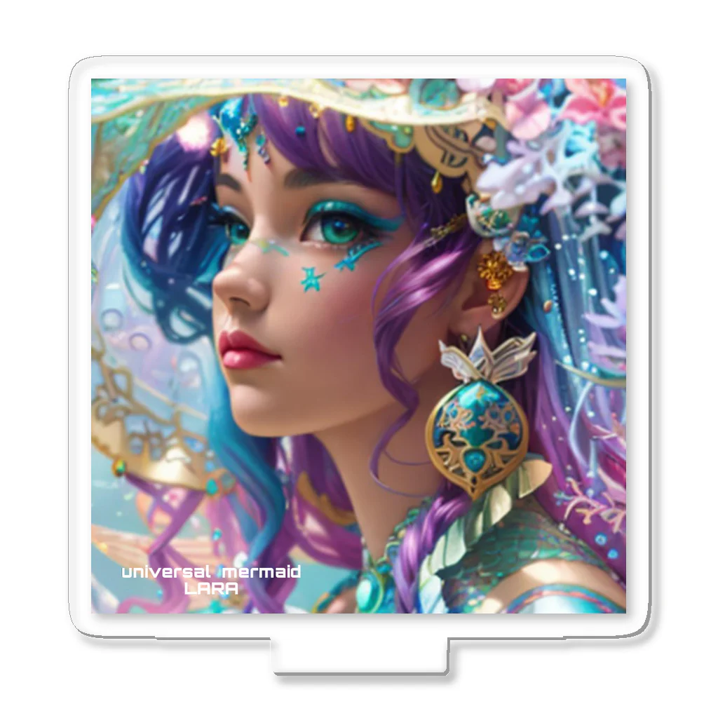 💖宇宙整体♪🌈♪こころからだチャンネル♪💖のuniversal  mermaid LARA 癒し アクリルスタンド