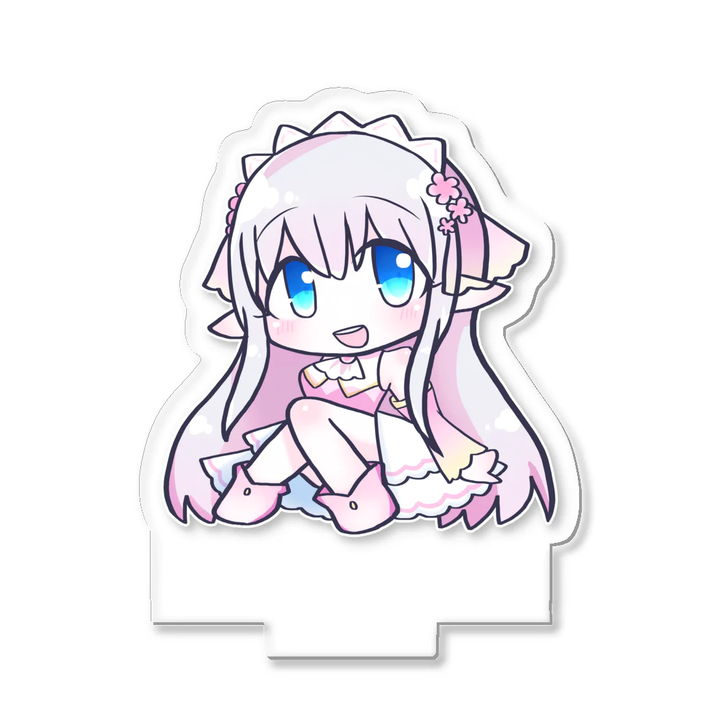 小春のグッズ屋さん SUZURI支部のリアといっしょシリーズ Acrylic Stand