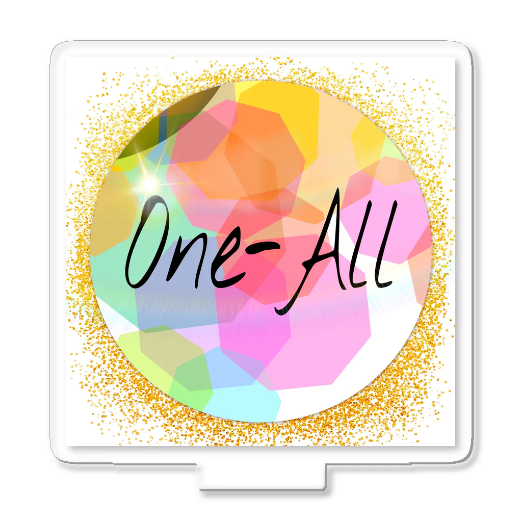 One-AllのOne-All ロゴアイテム アクリルスタンド