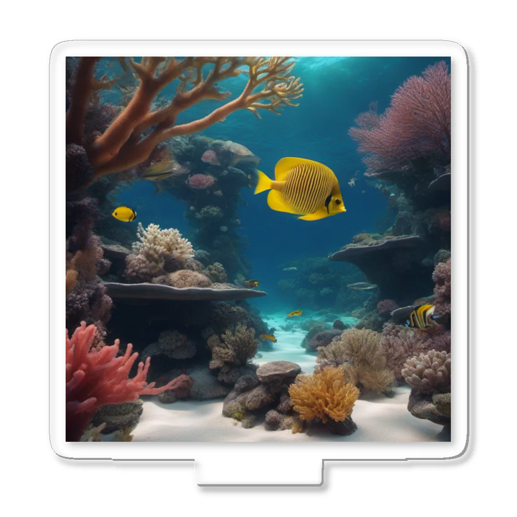 DapperMixの魚の楽園、海底の宝グッズ Acrylic Stand