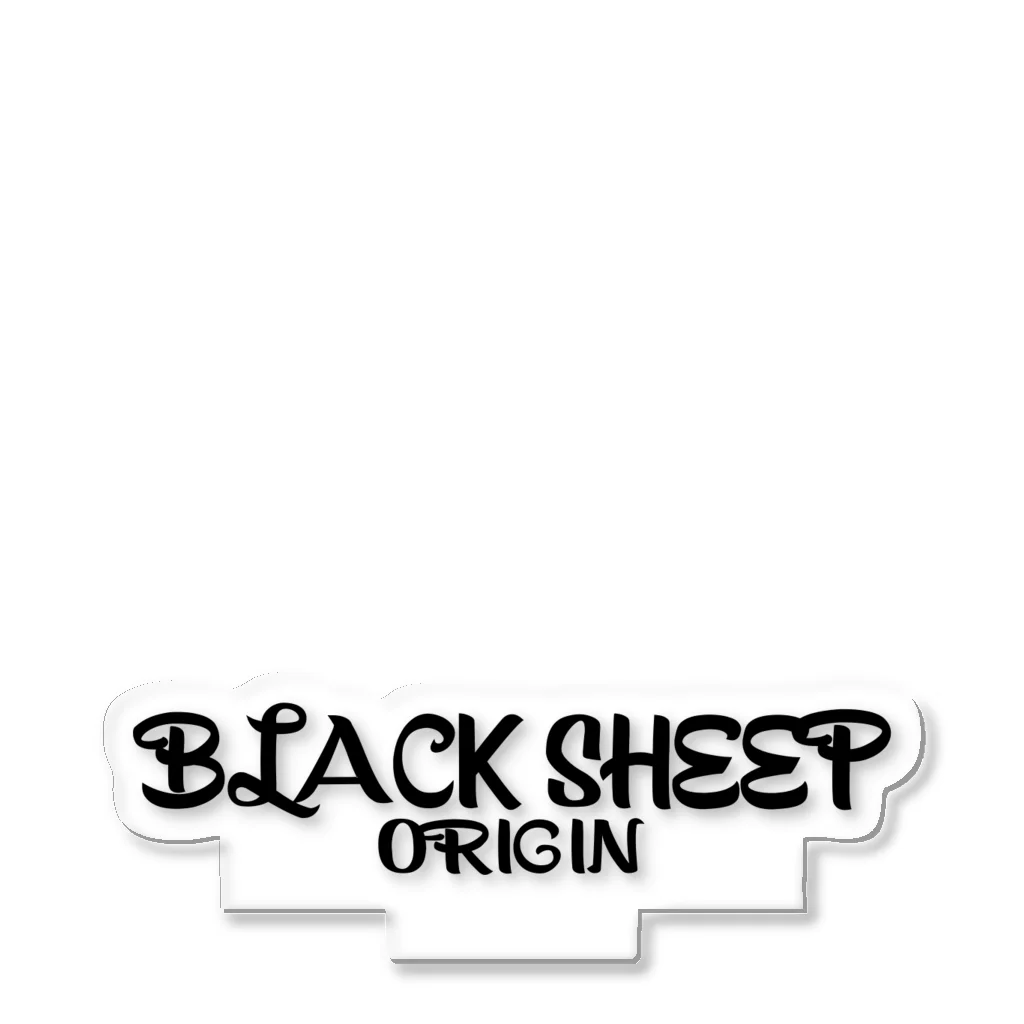BLACK SHEEP ORIGIN SUZURI SHOPのBLACK SHEEP ORIGIN Acrylic Stand