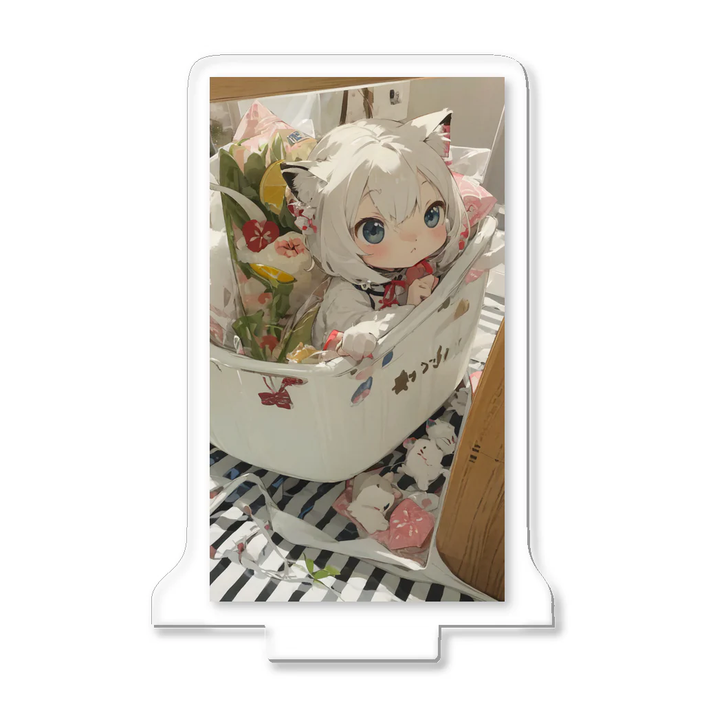 激カワポテぐっずのウサみんグッズ Acrylic Stand