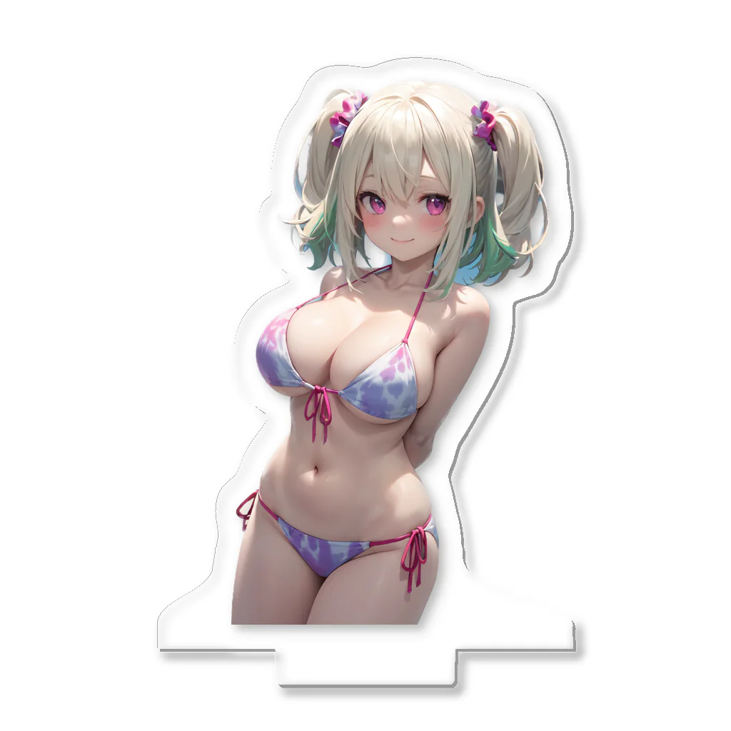 くろち️@AIイラストの水着なつめちゃん Acrylic Stand