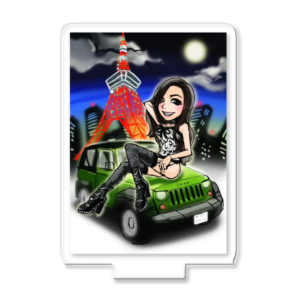 SexyJeepのwith Kコレクション　タワージープくん アクリルスタンド