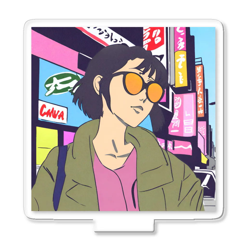 sunglass girlのsunglass girl 街編 Acrylic Stand