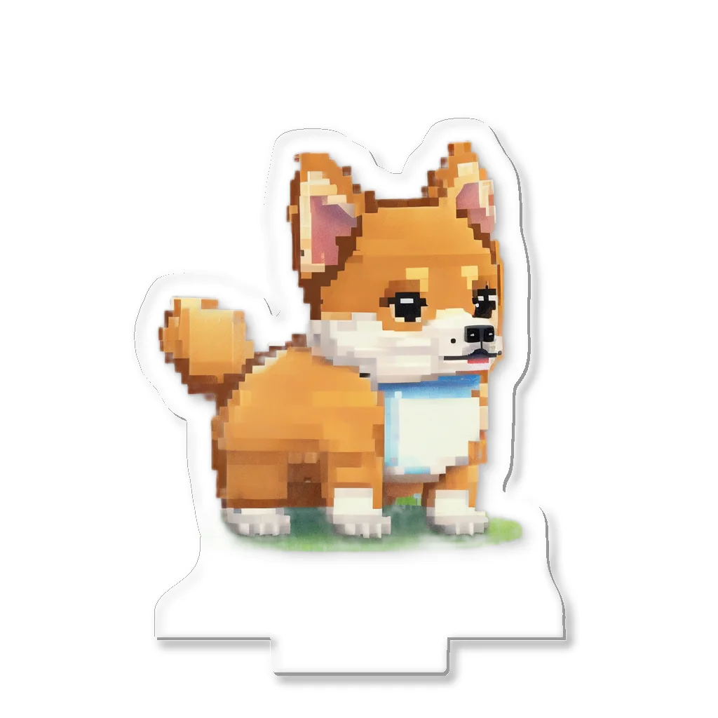 happ shopのドット絵しばちゃん Acrylic Stand