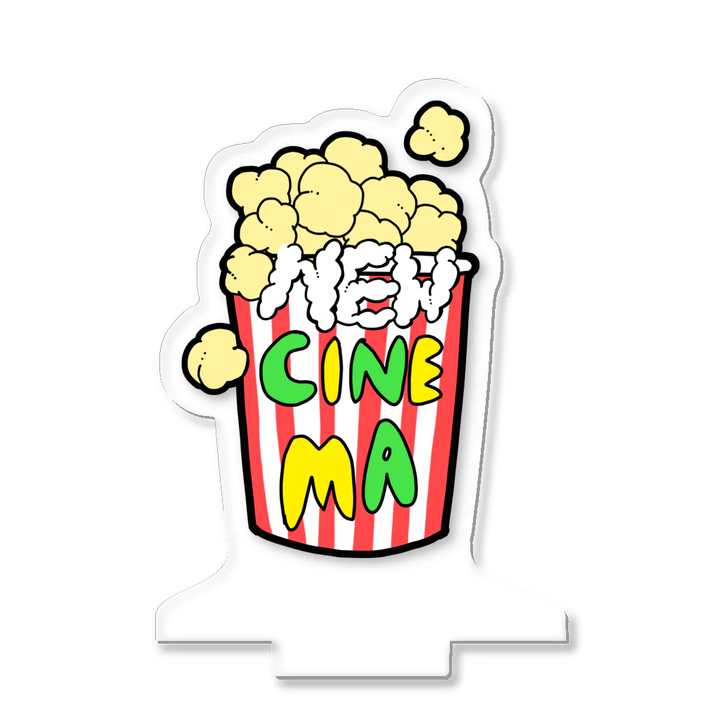 LacのNEW CINEMA Popcorn Acrylic Stand