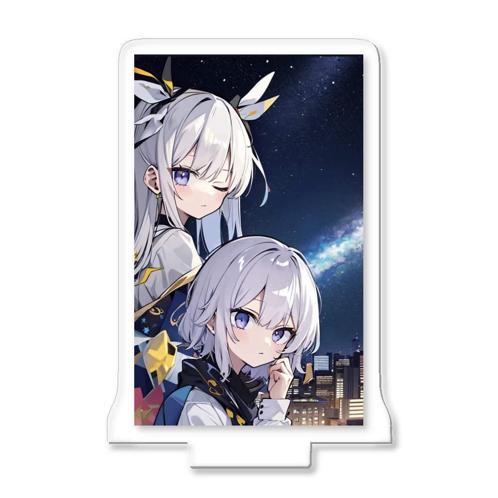 ポジパレード 🎉の夜空とWH-2 アクリルスタンド