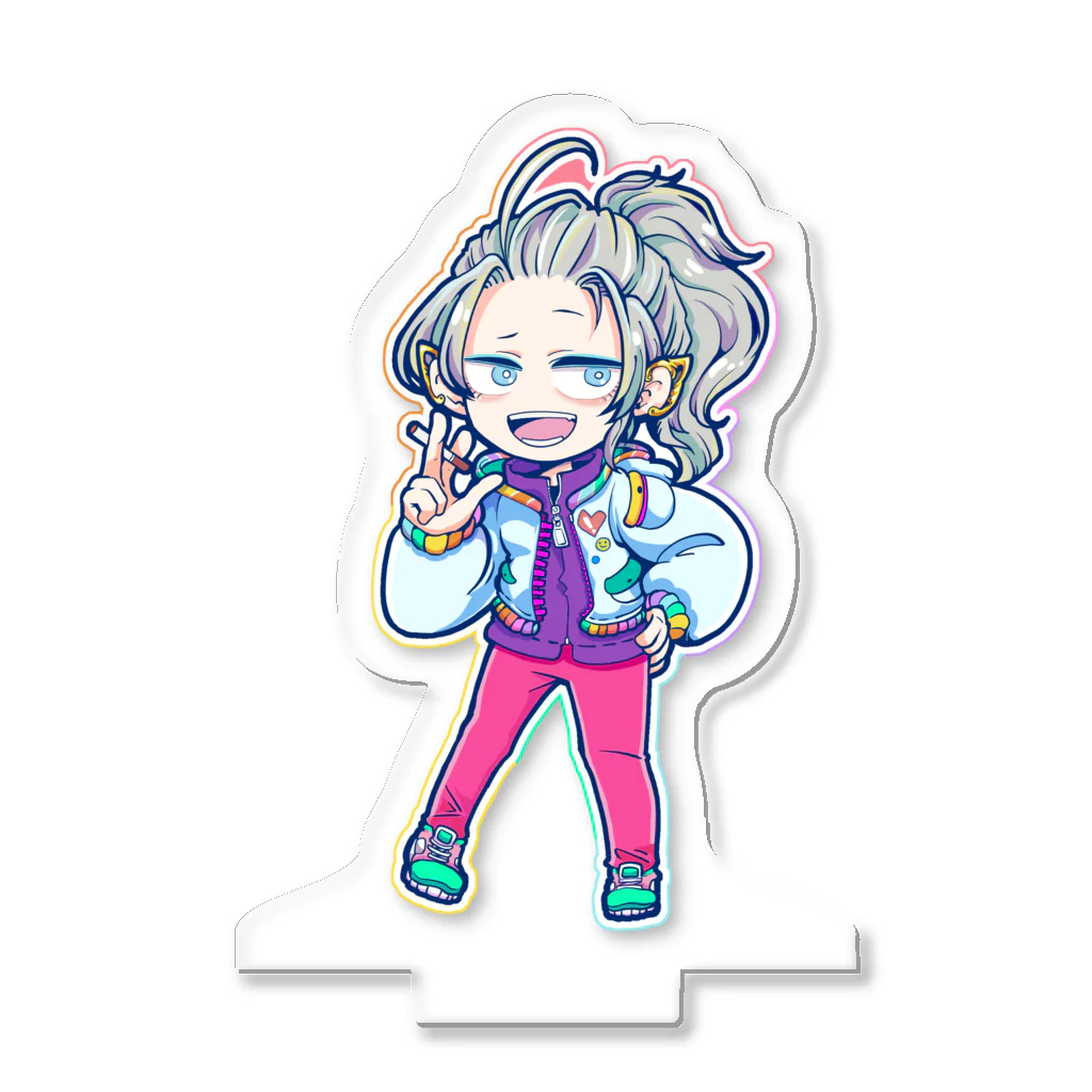 めくぇるめ屋のZ!ZZ (デフォルメの俺) Acrylic Stand