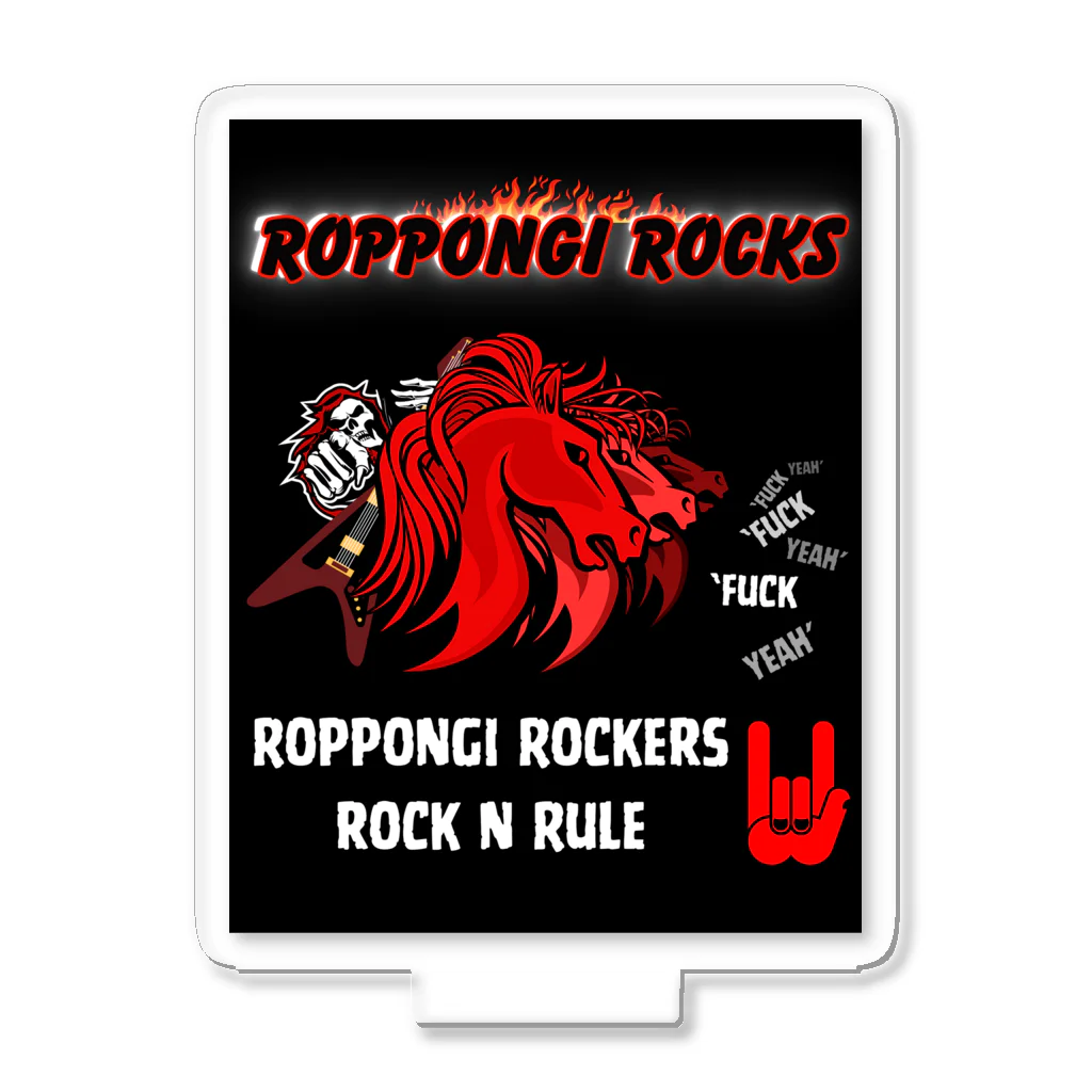 WizardWearのRoppongi Rockers Rock n Rule アクリルスタンド