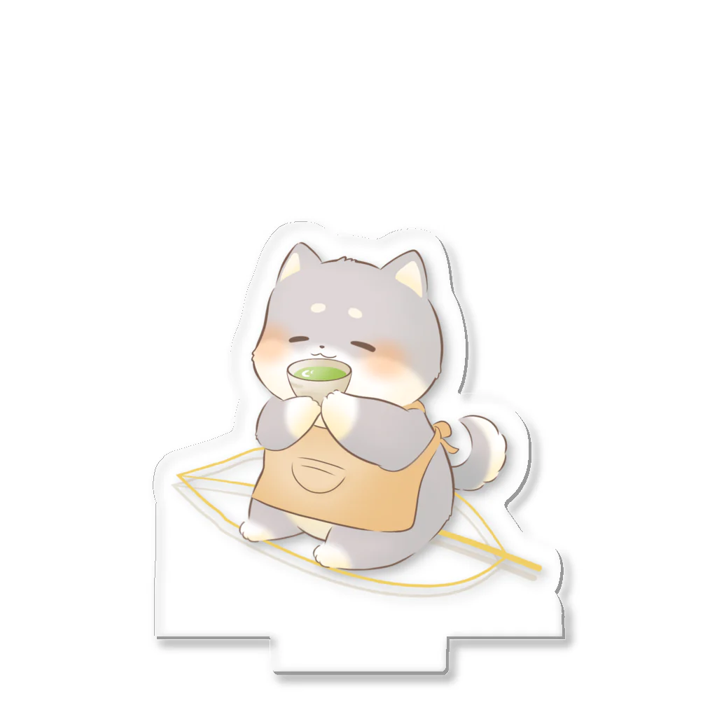 わがしうまし。しょっぷのワンちゃんとほっとひと息 Acrylic Stand