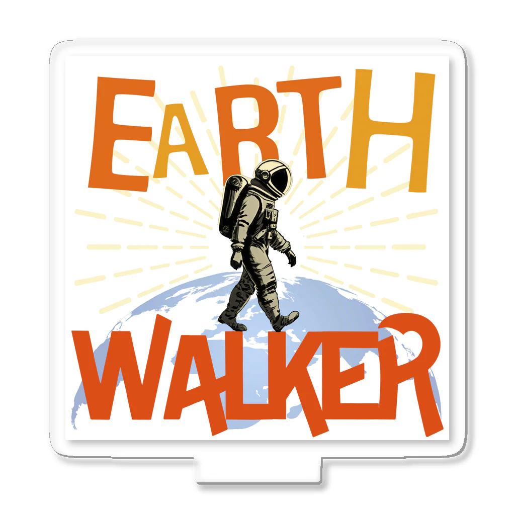 FOOF DESIGN のEARTH WALKER （地球歩行士）【英語バージョン】 Acrylic Stand