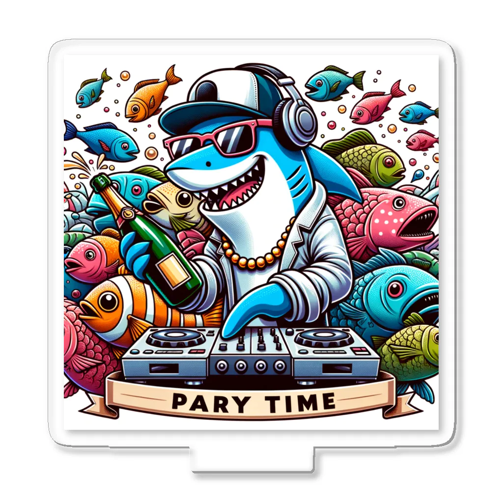 DJシャークのDJシャーク(PARY TIME) アクリルスタンド