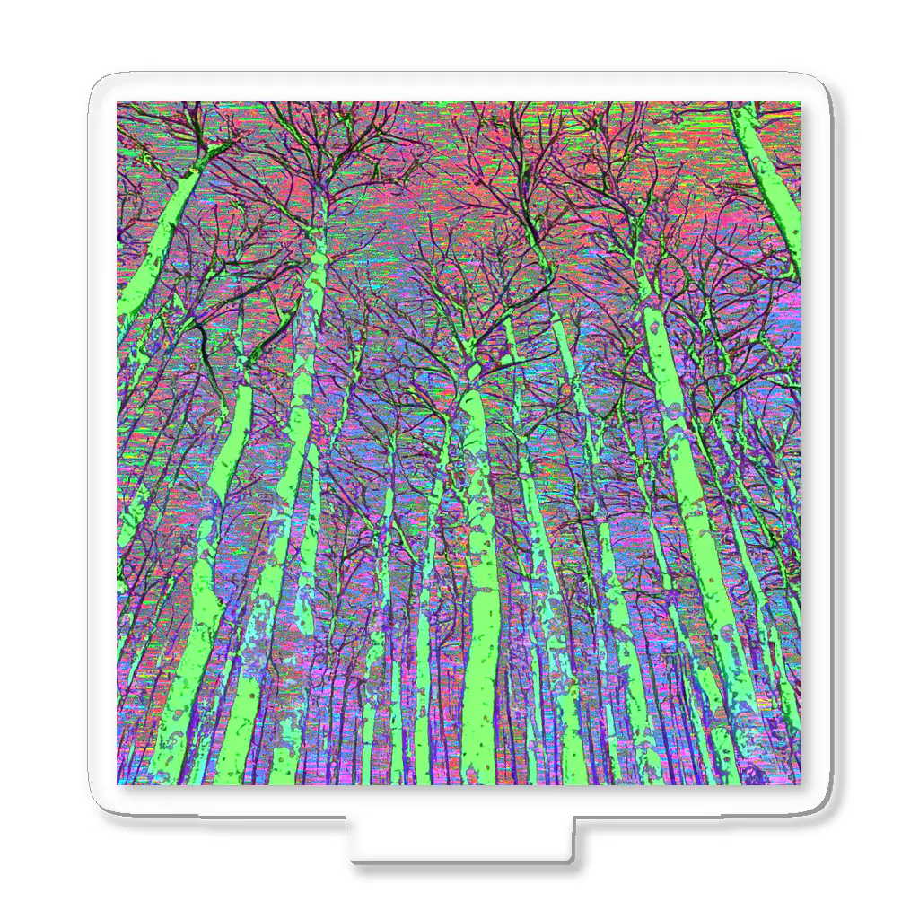 水草のサイケデリックな林 アクリルスタンド