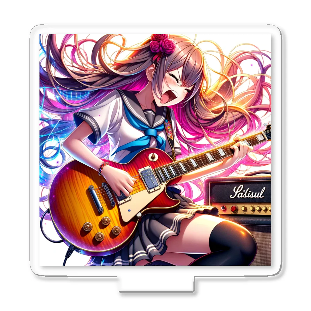 AI-Bignnerのギタリスト女子　アニメ アクリルスタンド