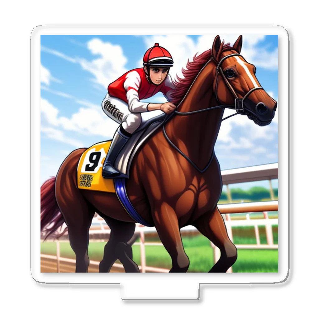 KSK SHOPの競馬(horse racing) Acrylic Stand