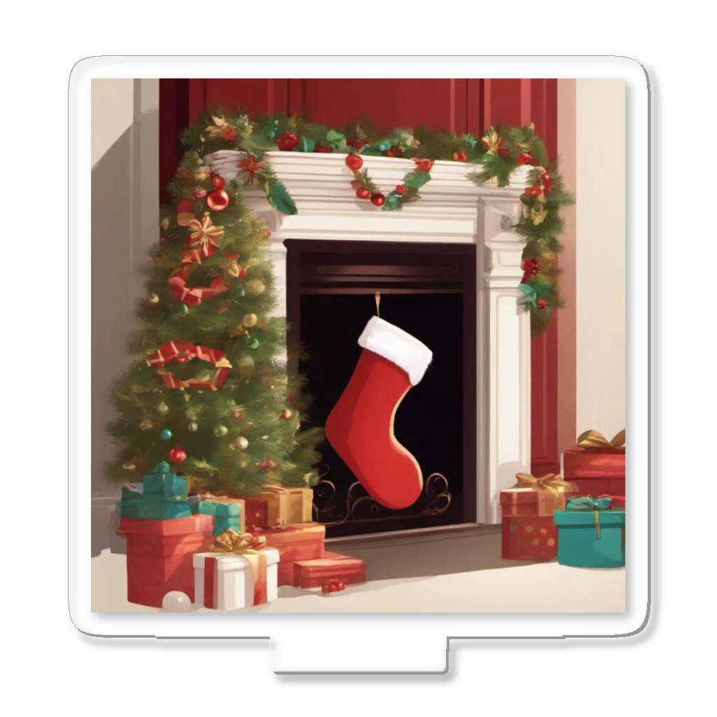 千裕アトリエ（いつもありがとう）のクリスマスストッキング（Christmas Stocking） アクリルスタンド