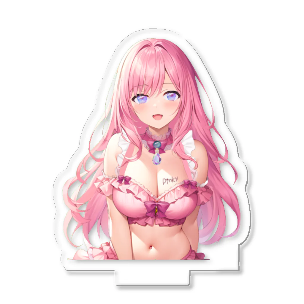 Vtuber「ぷりてぃぴんきー」オフィシャルのVtuber「ぷりてぃぴんきー」アクリルスタンド Acrylic Stand