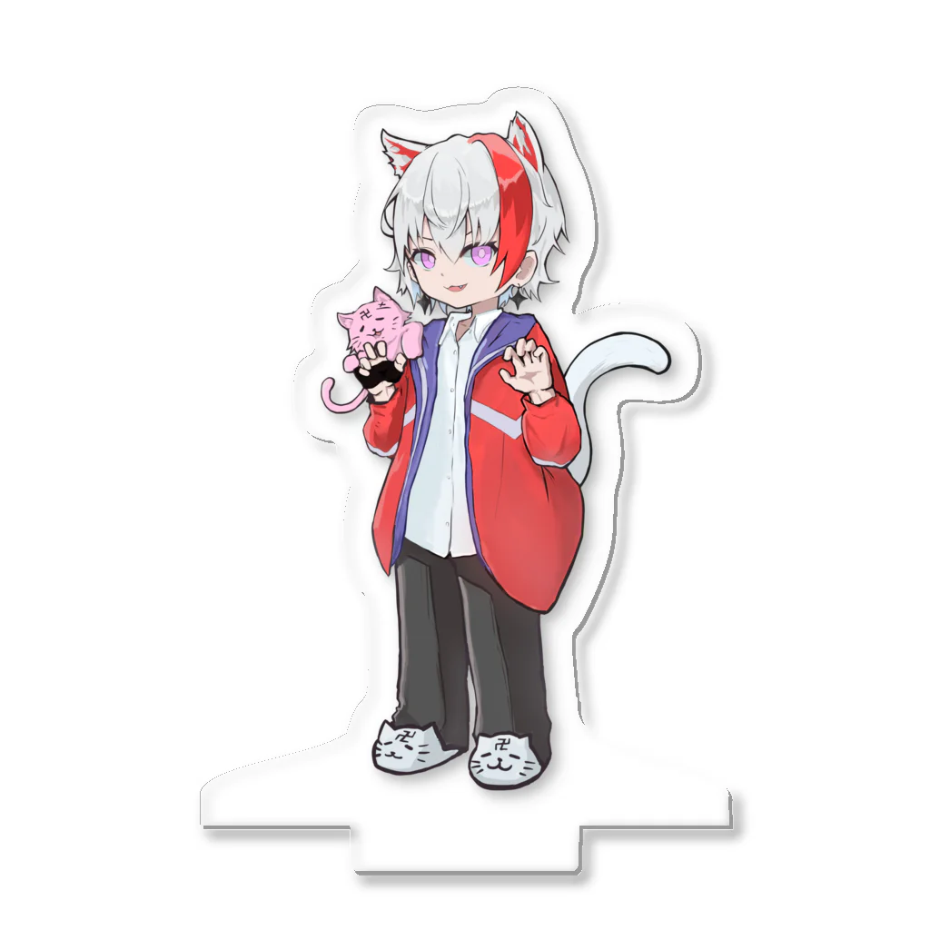 LAZINESS BUNNYのまんじまつりゅーのまじまんじぐっず Acrylic Stand