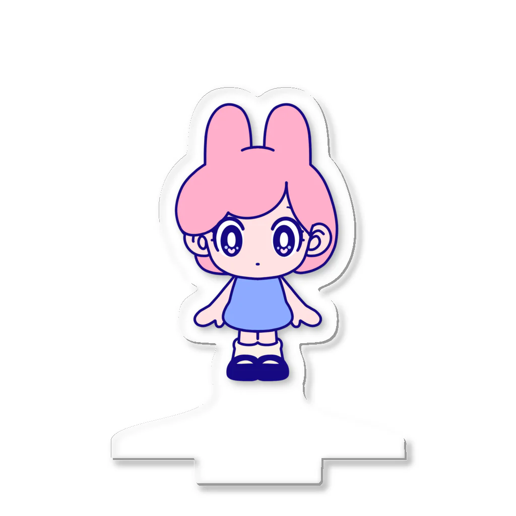 さくりゃ | オリジナルイラストグッズのうさナノちゃん Acrylic Stand