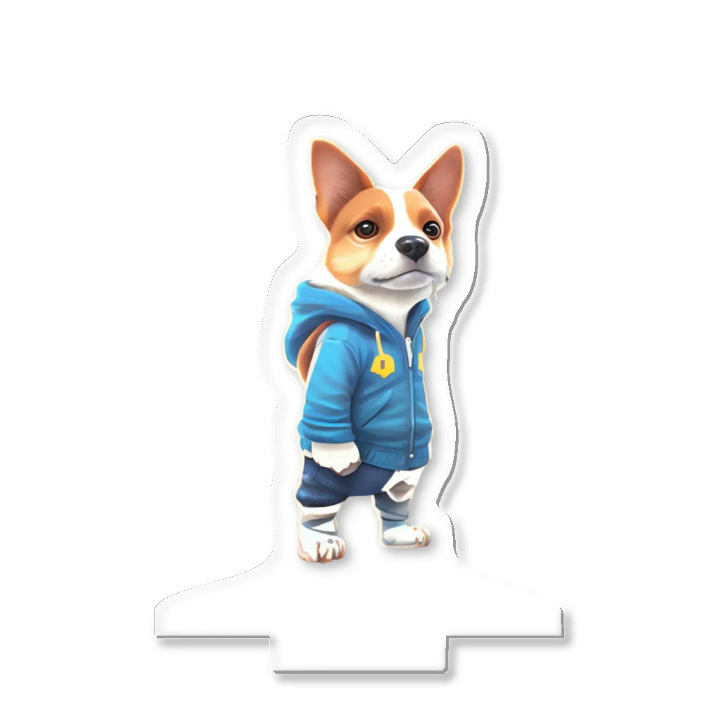 時間を旅する記憶の犬 Acrylic Stand