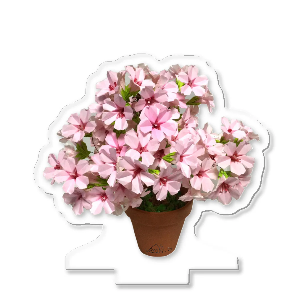 kumakumapcの折り紙桜（文字なし） Acrylic Stand