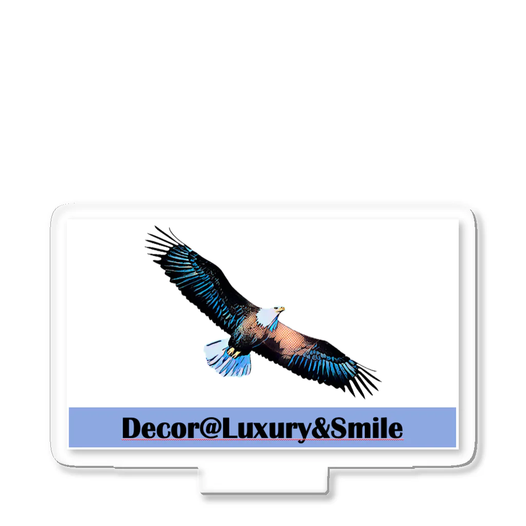Decor&LuxuryVenusのDecor@Luxury&SmileロゴEagles Acrylic Stand