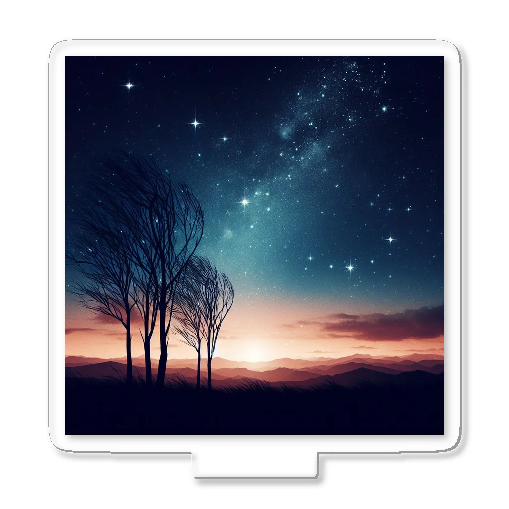 終わらない夢🌈の幻想的な夜空🌌 アクリルスタンド