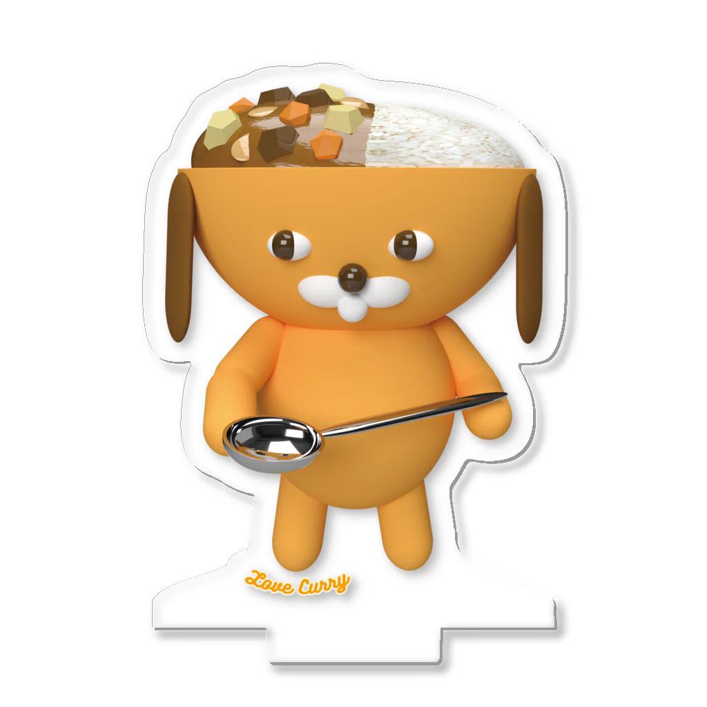 LONESOME TYPE ススの🍛カレーチャン（犬） アクリルスタンド