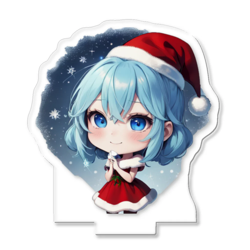 二頭身キャラが好きですのクリスマス少女 Acrylic Stand