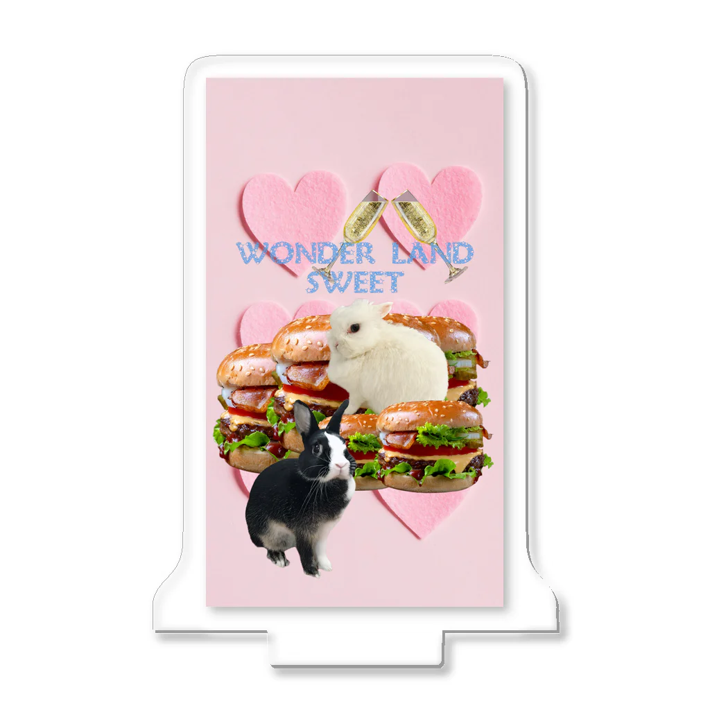 wonder land sweetのぷりちーうさこ姉妹のグッズ Acrylic Stand