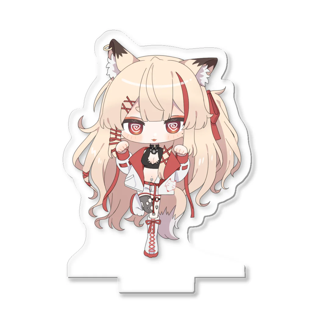 狐宵まろ🦊🎀の狐宵まろ誕生日記念アクスタ🦊ぐるぐる Acrylic Stand