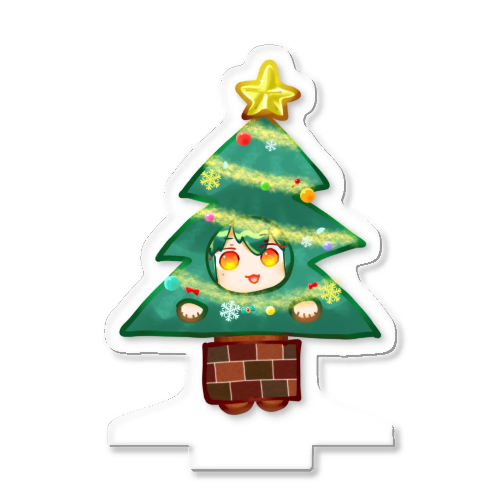 暁*あとりえ🎨のクリスマスツリー暁さん Acrylic Stand