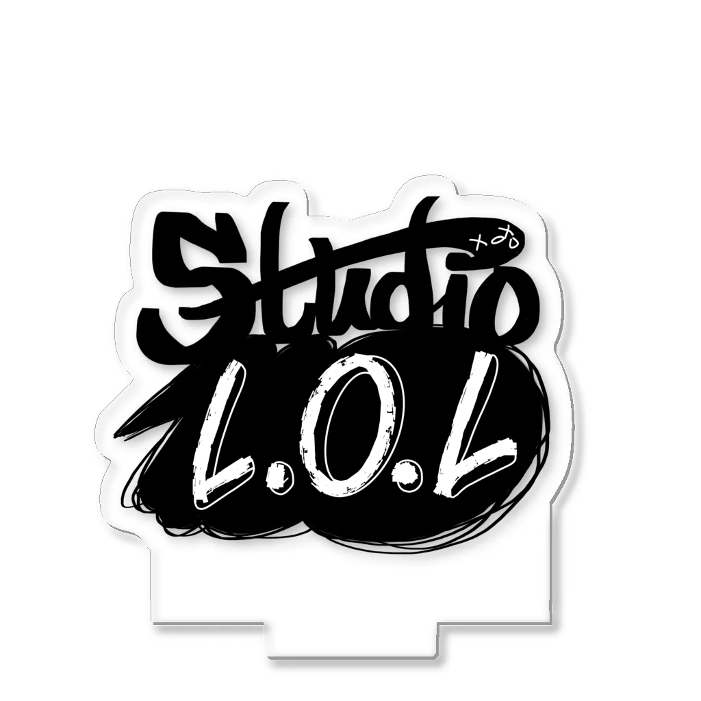 Studio L.O.LのStudio L.O.L モノクロロゴ Acrylic Stand