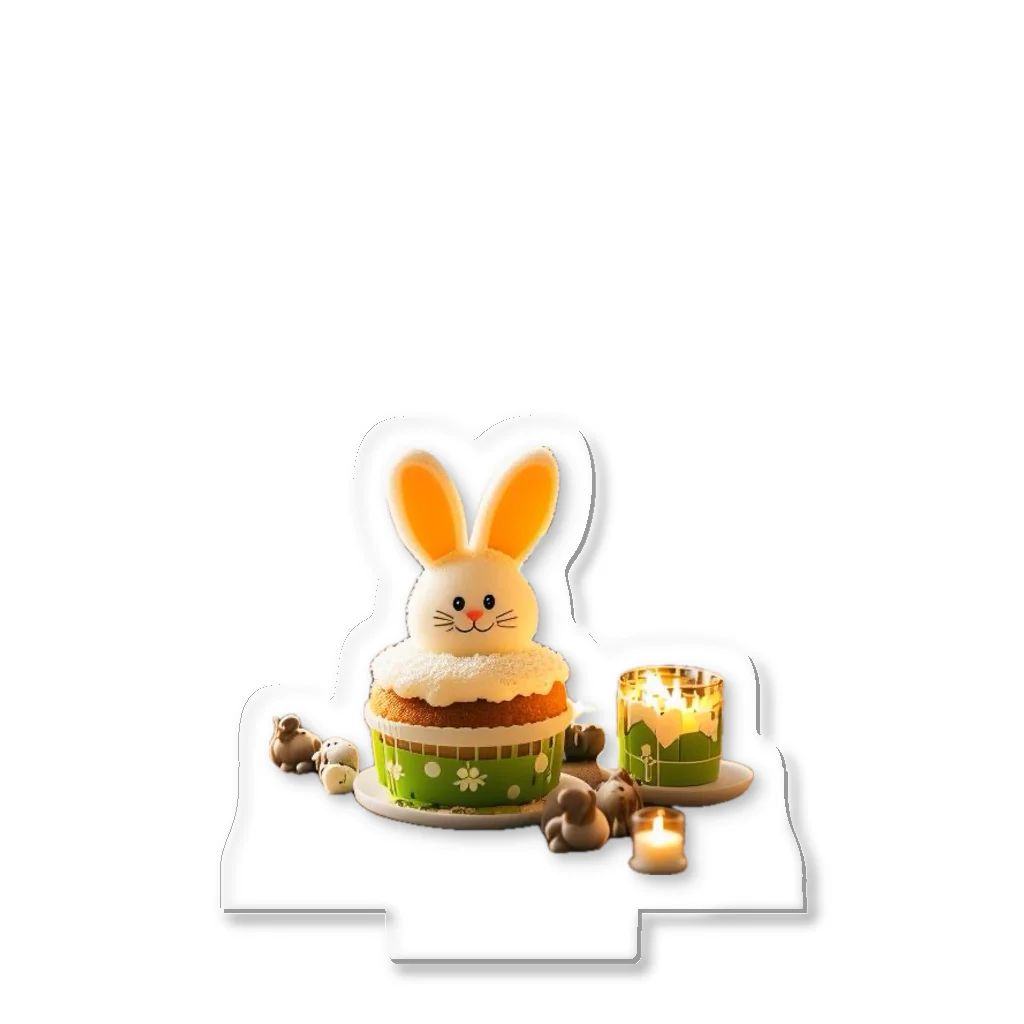 ayacafe__gramのrabbitカップケーキ アクリルスタンド