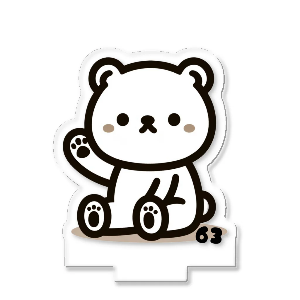 romiromi☆6363のROMIKUMA Acrylic Stand