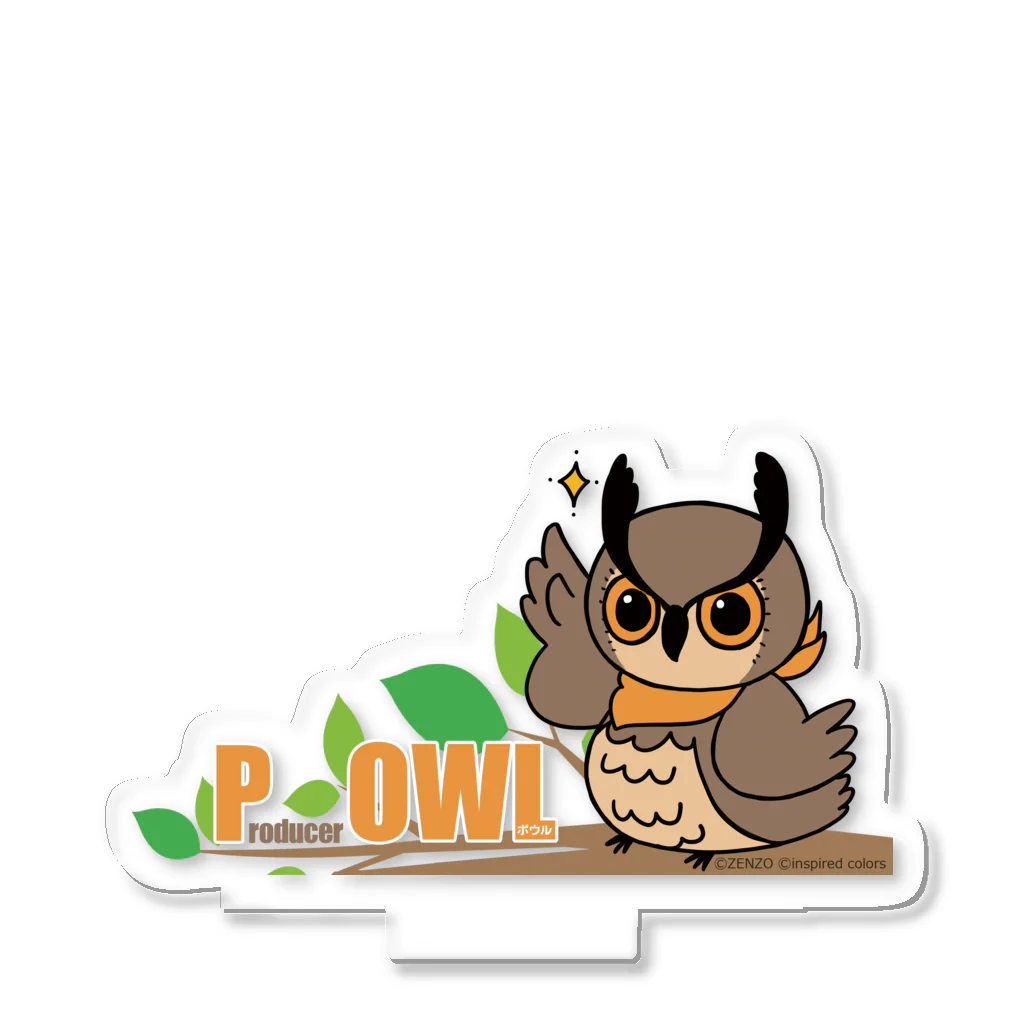 COLORsの POWL（ポウル）ロゴ アクリルスタンド