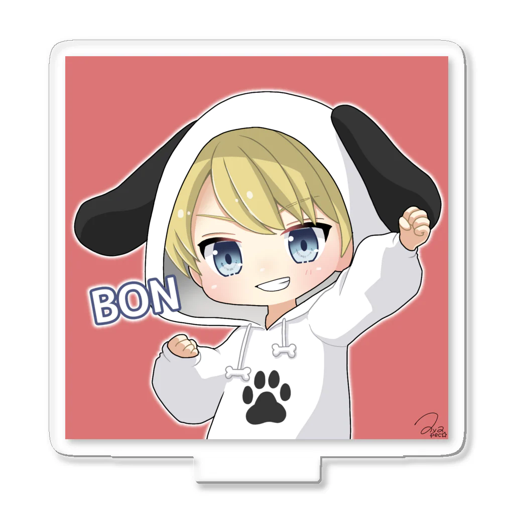 BONのグッズ売り場の新BONアイコングッズ Acrylic Stand