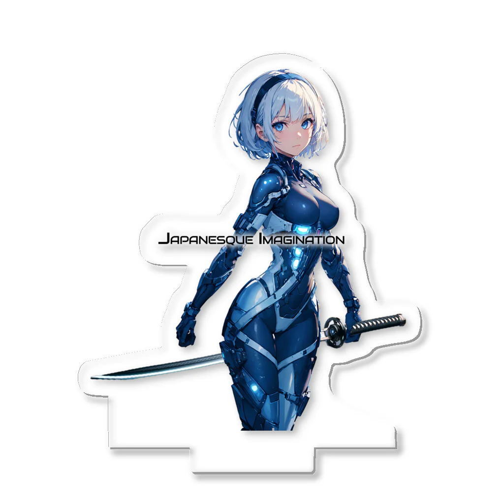 Japanesque_ImaginationのCyborg Ninja : Iris Nova Acrylic Stand