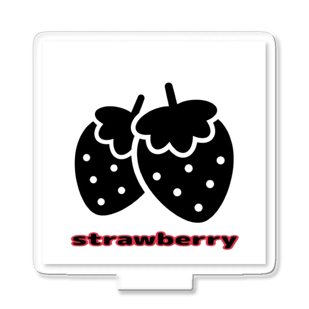 strawberry ON LINE STORE ✕　北海道特別グッズSHOPのstrawberry アクリルスタンド