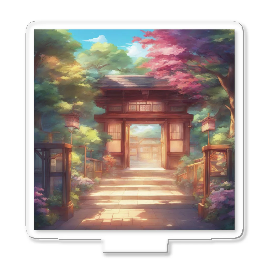 jampackの【風景】寺院 Acrylic Stand